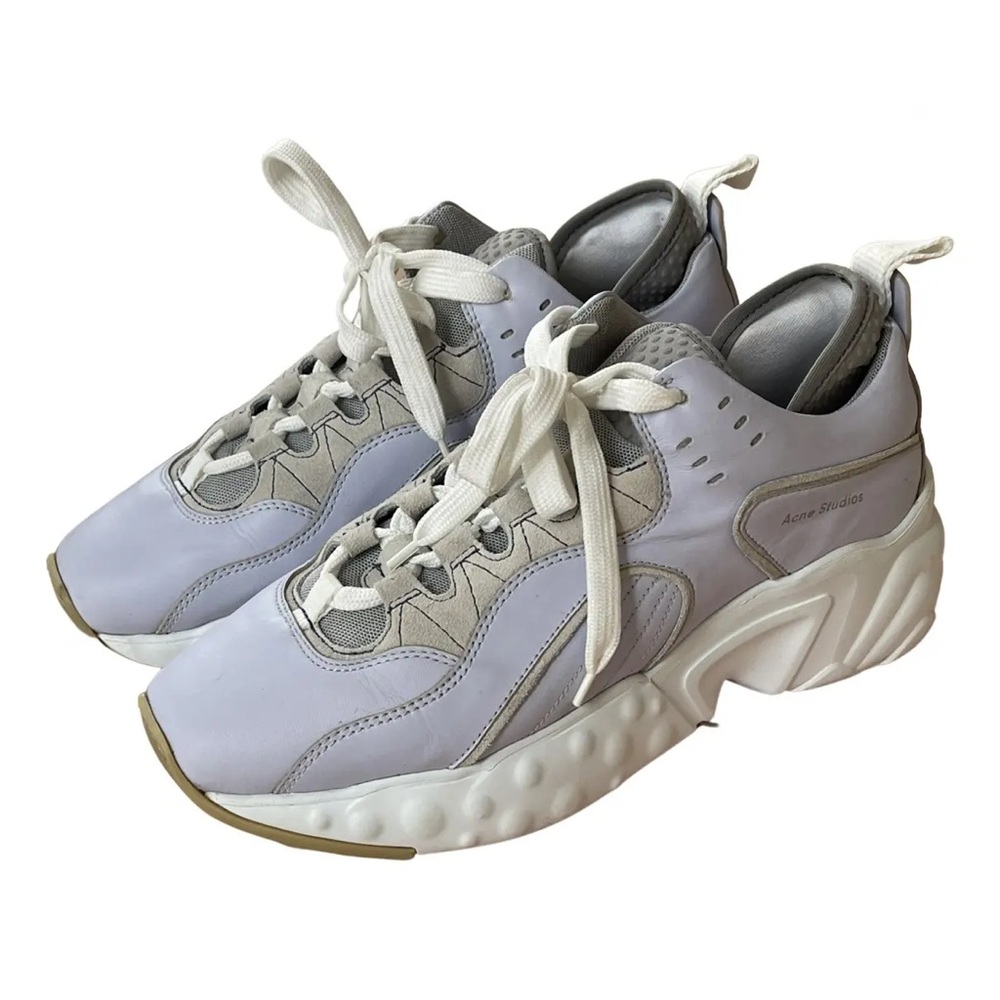 Acne Women's Sneakers in Light Purple and Cream